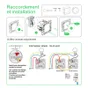 Interrupteur va-et-vient complet Odace, SCHNEIDER ELECTRIC, blanc