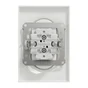 Double prise avec terre verticale complet Odace, SCHNEIDER ELECTRIC, blanc