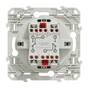 Double interrupteur va-et-vient à assembler Odace, SCHNEIDER ELECTRIC, blanc