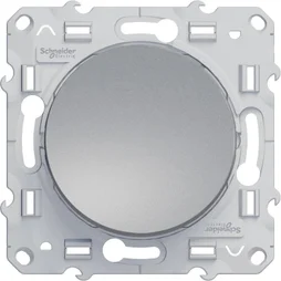 Poussoir à assembler Odace, SCHNEIDER ELECTRIC, aluminium
