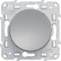 Poussoir à assembler Odace, SCHNEIDER ELECTRIC, aluminium