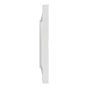 Plaque triple Odace Styl, SCHNEIDER ELECTRIC, blanc