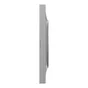 Plaque triple Odace Styl, SCHNEIDER ELECTRIC, aluminium