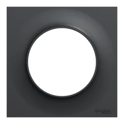 Plaque simple Odace Styl, SCHNEIDER ELECTRIC, anthracite