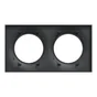 Plaque double Odace Styl, SCHNEIDER ELECTRIC, anthracite