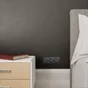 Plaque triple Odace Styl, SCHNEIDER ELECTRIC, anthracite