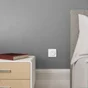 Plaque simple Odace Touch, SCHNEIDER ELECTRIC, blanc