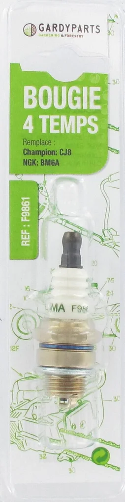 Bougie D'Allumage Adaptable Remplace Champion: Cj8 Ngk: Bm6A  Moteurs 4 Temps
