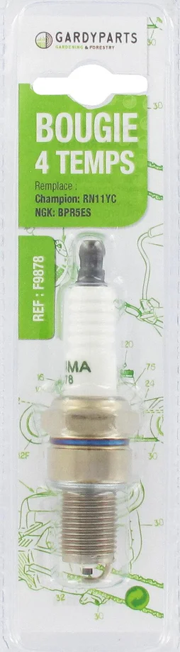 Bougie D'Allumage Adaptable Champion: Rn11Yc Ngk: Bpr5Es, Pour Moteur Ohv