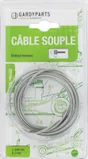 Câble Universel Souple 19 Fils À Embout Tonneau. L Totale: 2500Mm, Ø: Ext: 2Mm