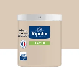 Testeur Peinture, Multisupport, Murs Et Boiseries Ripolin, Lin, Satin, 0.075