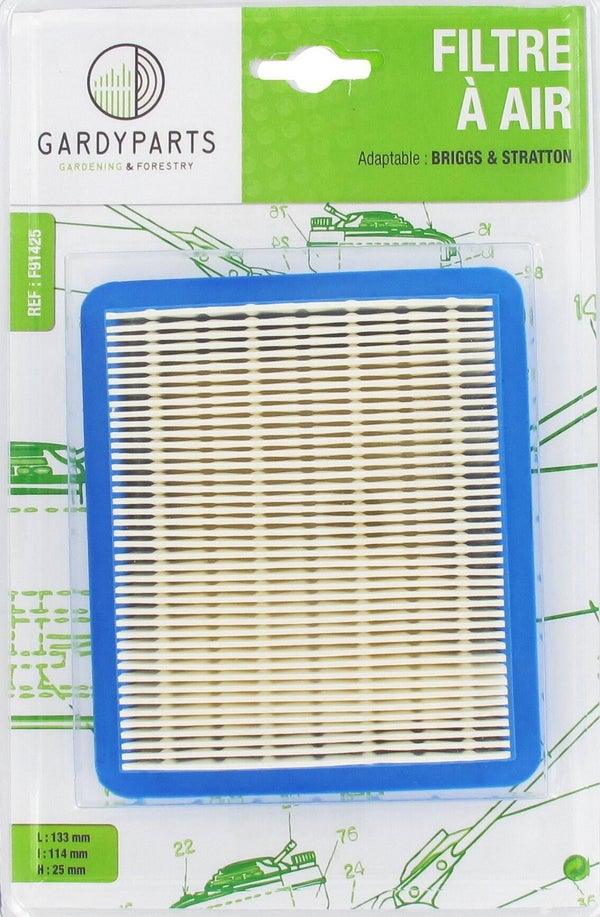 Filtre À Air Sabo, Stiga, B&S : Séries 625, 650, 650E, 675, 675Ex, Lct, Toro