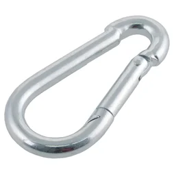 Mousqueton acier galvanisé SUKI, L.40 x l.56 x Ep.11 mm