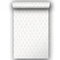 Papier Peint Vinyle Motif Geo Blanc/Or