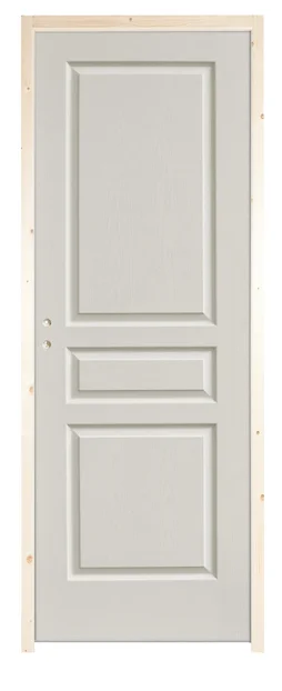 Bloc-porte postformé droite huisserie 88 mm, H.204 x l.73 cm, poussant droit