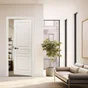Bloc-porte postformé droite huisserie 88 mm, H.204 x l.73 cm, poussant droit
