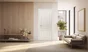 Bloc-porte postformé droite huisserie 88 mm, H.204 x l.73 cm, poussant droit