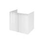 Meuble de salle de bains simple vasque l.59 x H.53 x P.44.1 cm, blanc, Essential