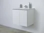 Meuble de salle de bains simple vasque l.59 x H.53 x P.44.1 cm, blanc, Essential