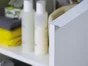 Meuble de salle de bains simple vasque l.59 x H.53 x P.44.1 cm, blanc, Essential