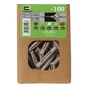 Lot De 100 Chevilles Et Vis À Expansion Standers, Diam.6 Mm X L.40 Mm