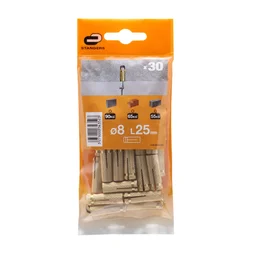 30 Chevilles À Expansion Standers, Diam.6 X L.25 Mm