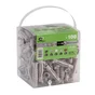 Lot De 100 Chevilles Et Vis À Expansion Standers, Diam.10 X L.60 Mm