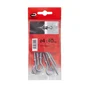 Lot De 8 Crochet À Visser Acier Zingué, Diam.40 X L.40 Mm, Standers