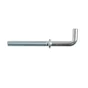 6 Gonds Acier Standers, Diam.6 X L.40 Mm