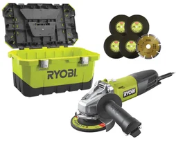 Meuleuse d'angle filaire RYOBI, Rag800-125ta6, 800 W