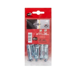 8 Chevilles À Expansion Standers, Diam.11 X L.36 Mm