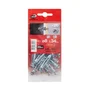 Lot de 20 chevilles à expansion, STANDERS, diam.8 x L.34 mm
