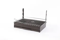 Grilloir acier Vulcain 3654,foyer horizontal, grille L61xP33 réglable 3 niveaux