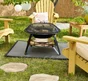 Tapis extérieur rectangulaire, l.100 x L.120 cm Barbecue