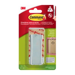 Accroche-cadre adhésif tête de clou, COMMAND argent 2.2 kg