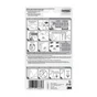 Lot de 8 languettes adhésives tableaux COMMAND noir