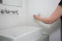 Lot de 8 languettes adhésives résistantes à l'eau COMMAND, blanc