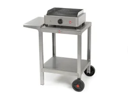 Chariot KRAMPOUZ 1 tablette, gris / argent