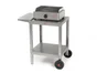 Chariot KRAMPOUZ 1 tablette, gris / argent
