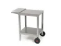 Chariot KRAMPOUZ 1 tablette, gris / argent