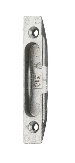 Gâche Galet Pour Pvc Pour Serrure Multipoint Encastrée, Ferco Gris