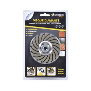 Disque Diamant Double Action Passat Disc01, Diam.115 Mm