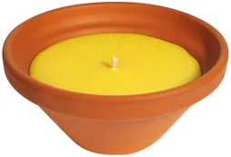 Pot Terre Cuite Anti Moustique Citronnelle Natural 55X120Mm
