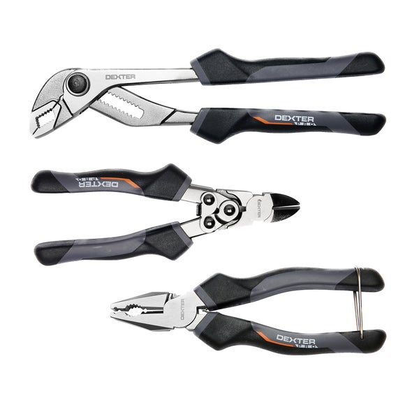 Lot De 3 Pinces De Précision Sans Protection Électrique Dexter Pro
