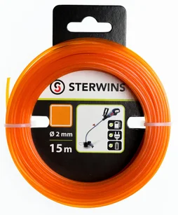 Fil nylon STERWINS carré, diam. 2 mm, L.15 m