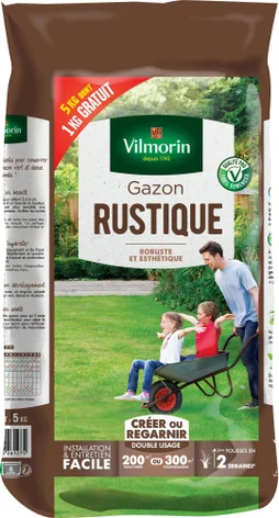 Gazon rustique VILMORIN 200 m²