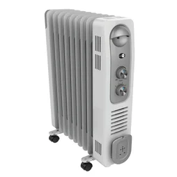 Radiateur bain d'huile électrique EQUATION Olea 2 2000 W