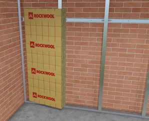 Rouleau laine de roche combles perdus ROCKWOOL Roulrock kraft, Ep.200mm, 2.4x1.2
