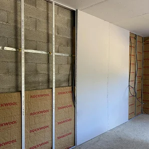Rouleau laine de roche combles perdus ROCKWOOL Roulrock kraft, Ep.200mm, 2.4x1.2