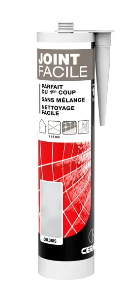 Joint Pâte Carrelage Cermix Gris Clair 310 Ml Joint Facile Gris Clair 1M²